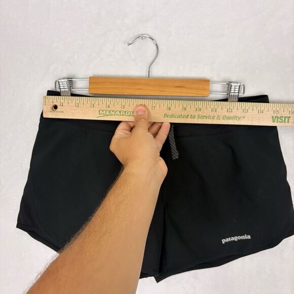 Patagonia Black Athletic Shorts w/ Built in Liner Size XS - Picture 5 of 12